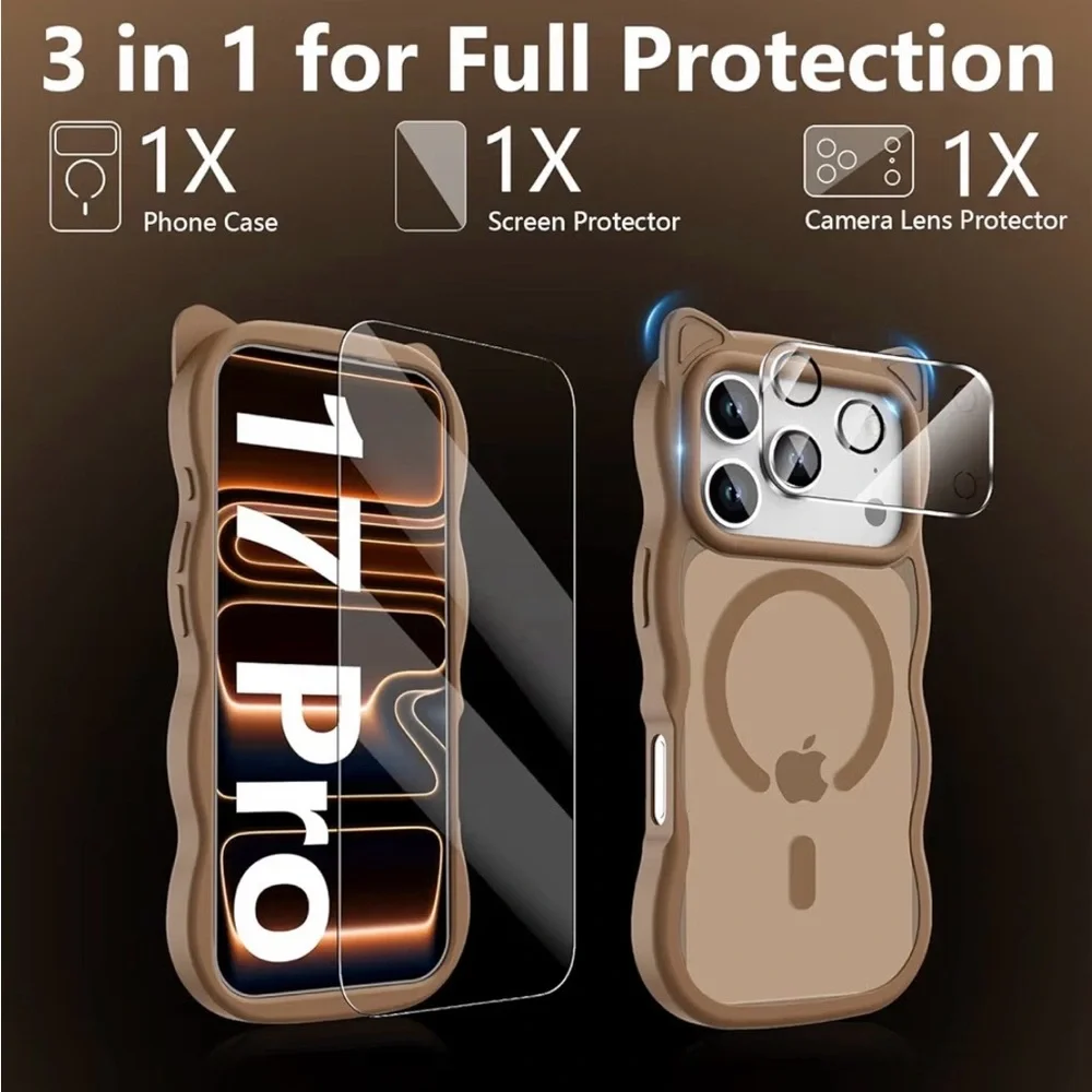 3 in 1 Magnetic for iPhone 17 Pro Case
